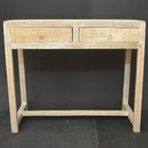 Antique Colonial Teak Console Table sideboard